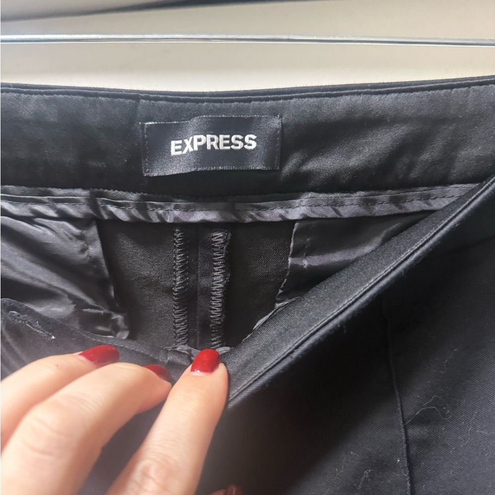 Express Black Straight Leg Women's Pants/ trousers - Picture 5 of 7